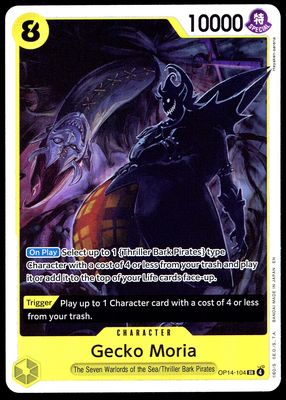 One Piece Azure Sea’s Seven 2026 - Gecko Moria #OP14-104