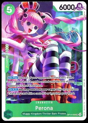 One Piece Azure Sea’s Seven 2026 - Perona #OP14-033
