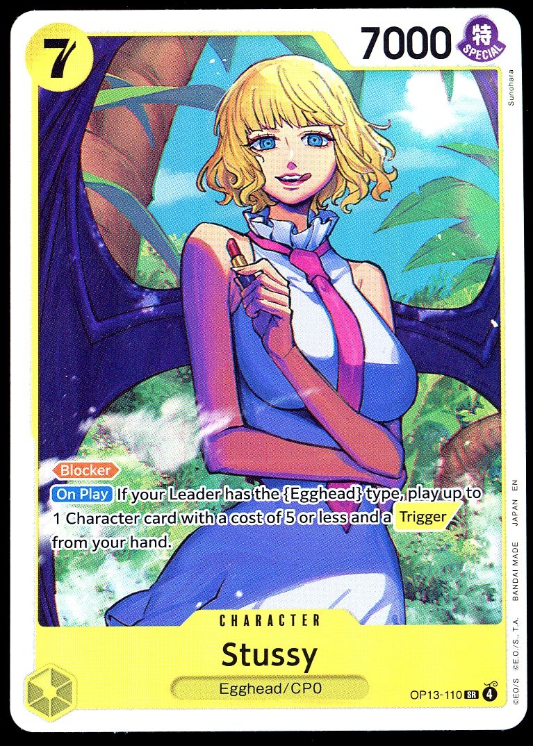 One Piece Carrying On His Will 2025 - Stussy #OP13-110