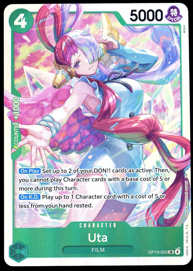 One Piece Carrying On His Will 2025 - Uta #OP13-023