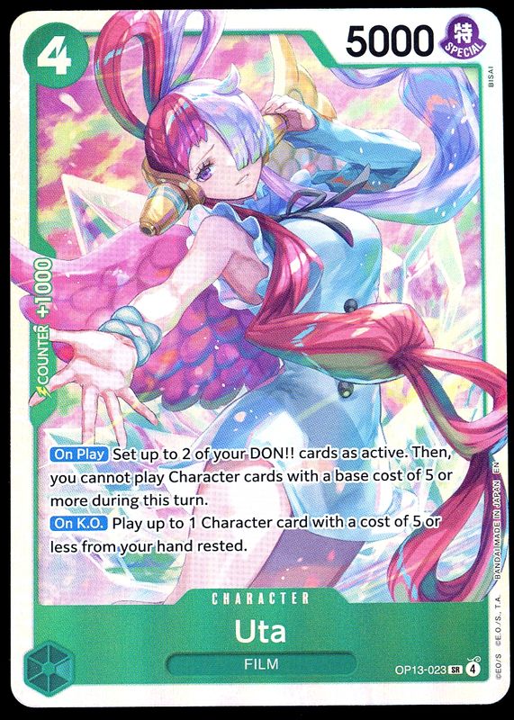 One Piece Carrying On His Will 2025 - Uta #OP13-023