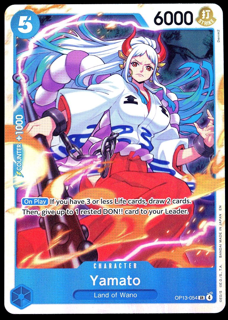 One Piece Carrying On His Will 2025 - Yamato #OP13-054