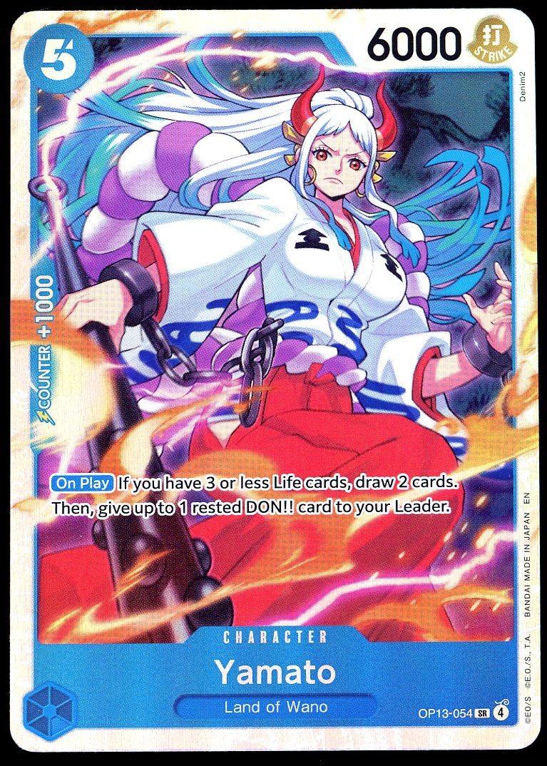 One Piece Carrying On His Will 2025 - Yamato #OP13-054