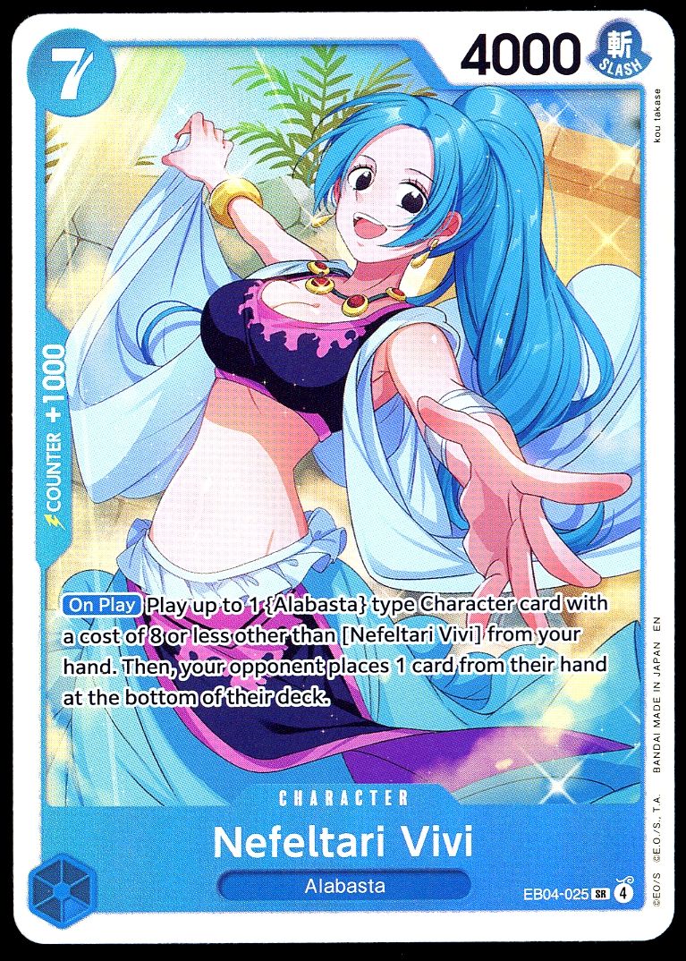 One Piece Extra Booster EB04 - Nefeltari Vivi #EB04-025