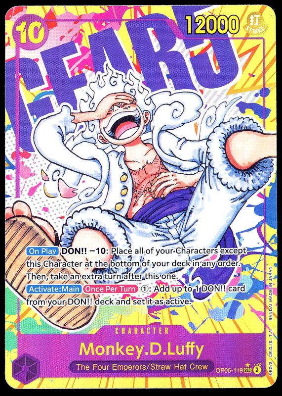 One Piece Awakening of the New Era - Monkey D. Luffy #OP05-119