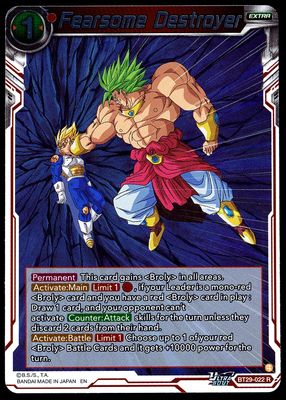 Dragon Ball Z Fearsome Rivals 2026 - Fearsome Destroyer #BT29-022