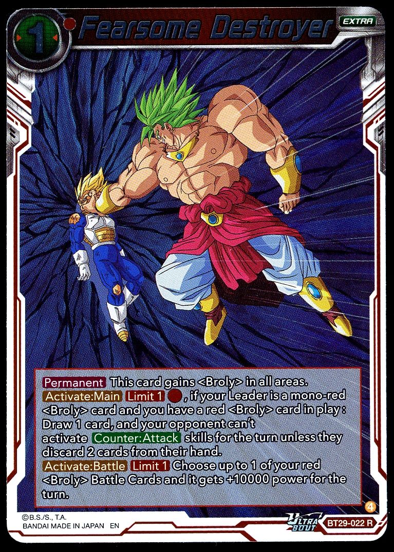 Dragon Ball Z Fearsome Rivals 2026 - Fearsome Destroyer #BT29-022
