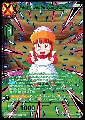 Dragon Ball Z Fearsome Rivals 2026 - Pansy, Gentle Village Girl #BT29-044