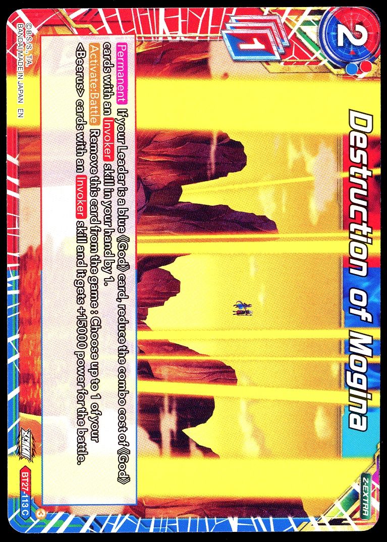 Dragon Ball Super: History of Z 2025 - Destruction of Mogina #BT27-113