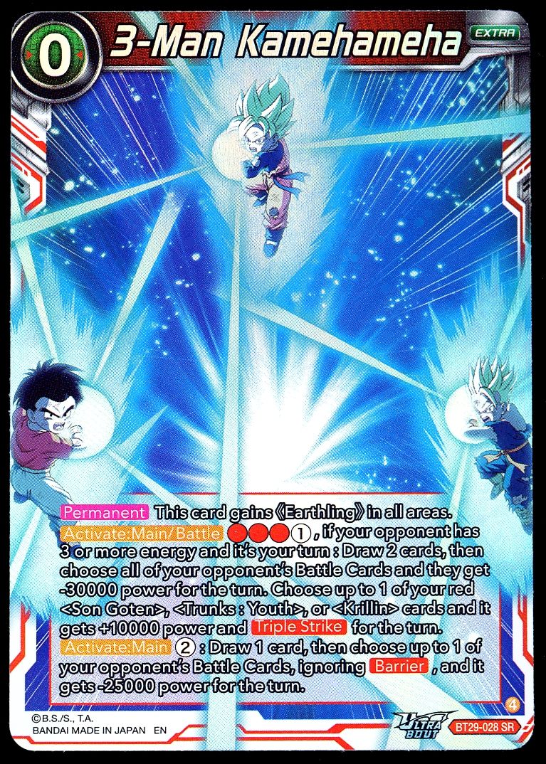 Dragon Ball Z Fearsome Rivals 2026 - 3-Man Kamehameha #BT29-028