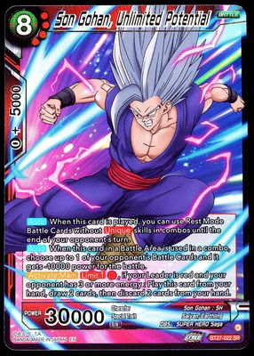 Dragon Ball Super: History of Z 2025 - Son Gohan, Unlimited Potential #BT27-022