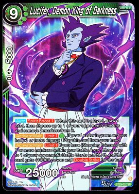 Dragon Ball Z Fearsome Rivals 2026 - Lucifer, Demon King of Darkness #BT29-052