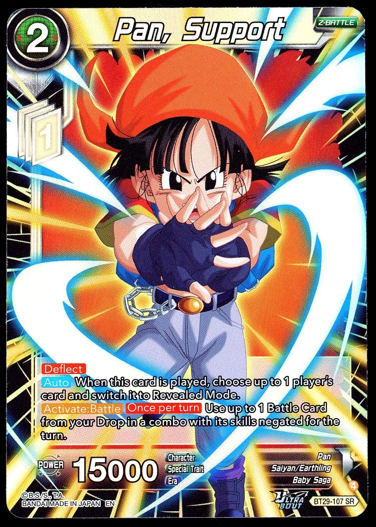 Dragon Ball Z Fearsome Rivals 2026 - Pan, Support #BT29-107