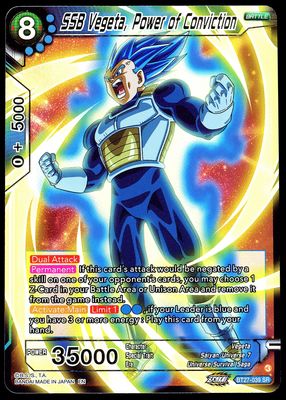Dragon Ball Super: History of Z 2025 - SSB Vegeta, Power of Conviction #BT27-039