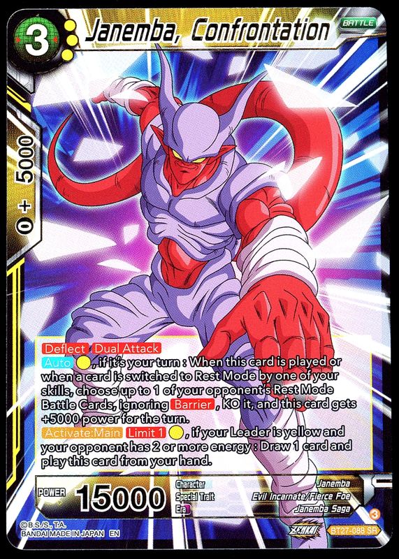 Dragon Ball Super: History of Z 2025 - Janemba, Confrontation #BT27-088