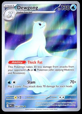 Pokemon Phantasmal Flames 2025 - Dewgong #97