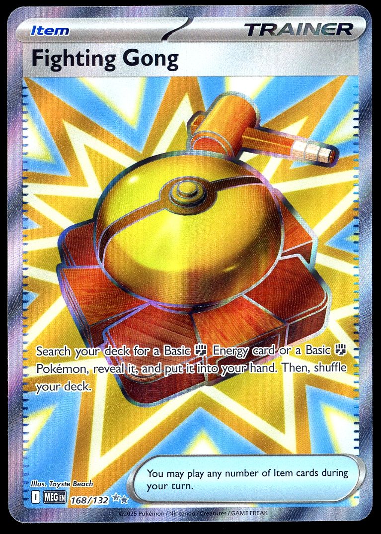 Pokemon Mega Evolution 2025 - Fighting Gong #168