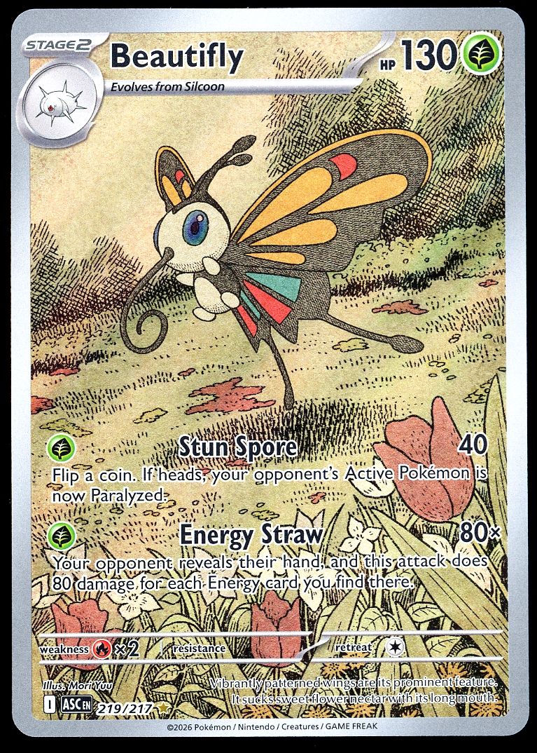 Pokemon Ascended Heroes 2026 - Beautifly #219