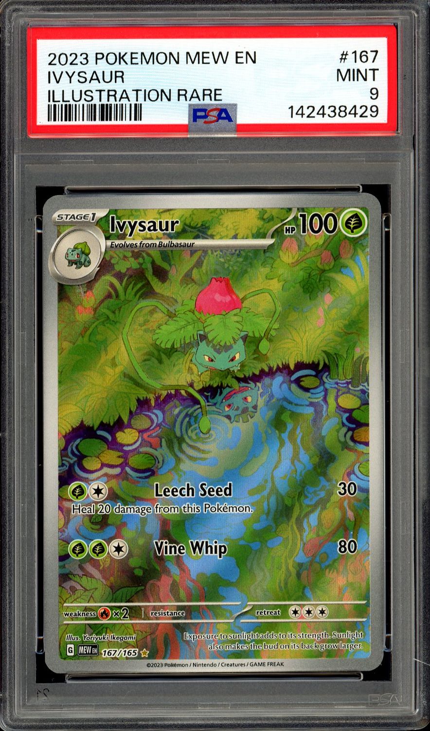 Pokemon Scarlet &amp; Violet 151 2023 - Ivysaur #167 - PSA 9