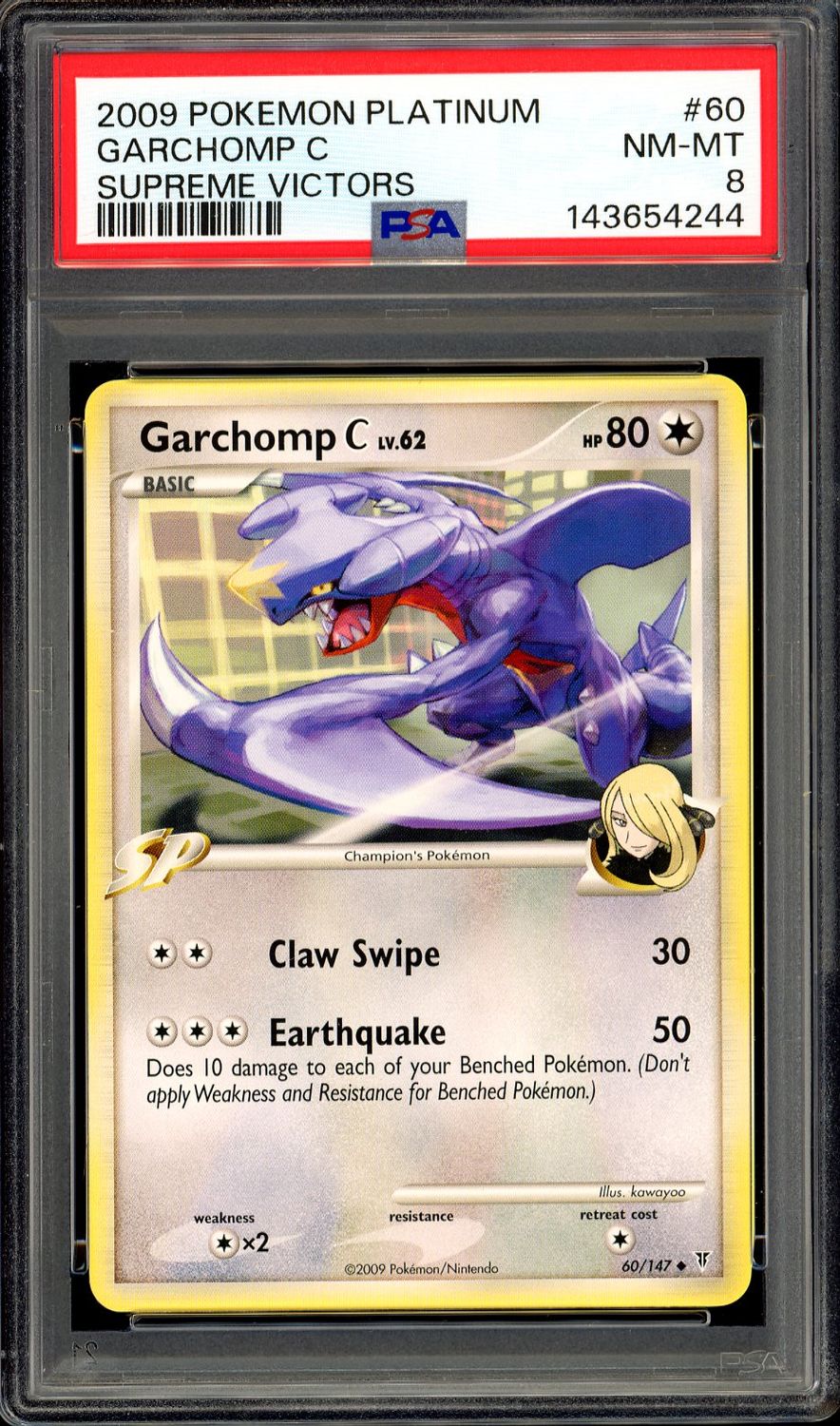 Pokemon Supreme Victors 2009 - Garchomp C #60 - PSA 8