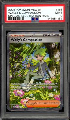 Pokemon Mega Evolution 2025 - Wally’s Compassion #186 - PSA 9