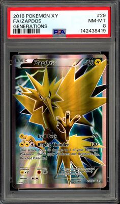 Pokemon Generations 2016 - Zapdos #29 - PSA 8