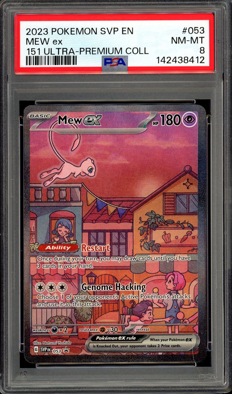 Pokemon Promo 2023 - Mew EX #053 - PSA 8