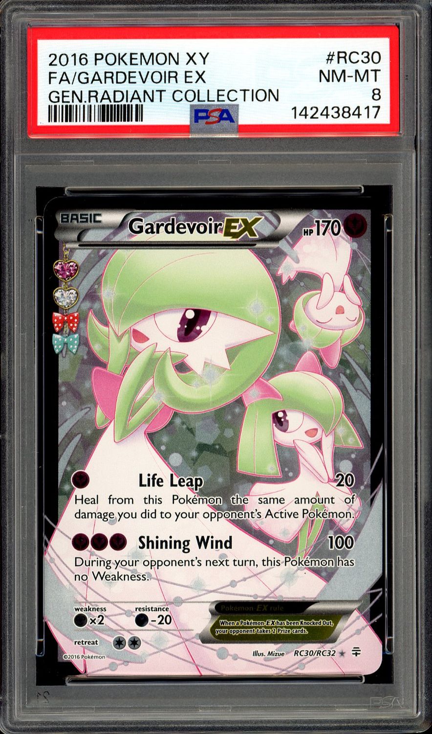 Pokemon Generations Radiant Collection 2016 - Gardevoir EX #RC30 - PSA 8