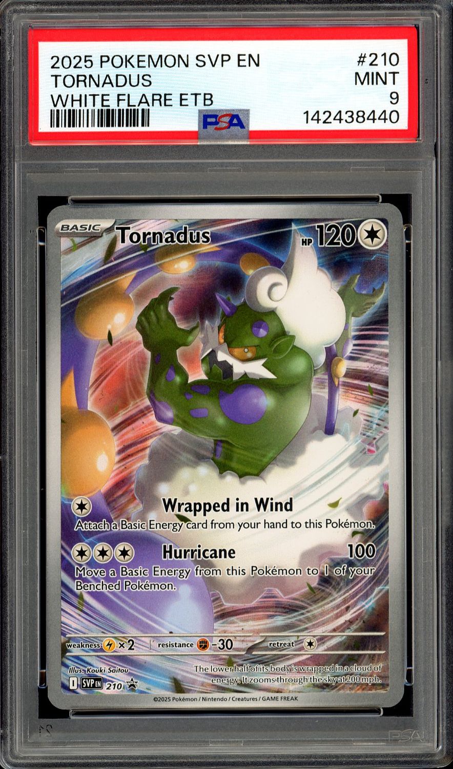 Pokemon Promo 2025 - Tornadus #210 - PSA 9