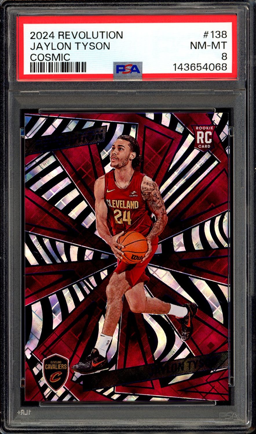 Panini Revolution Basketball 2024 - Jaylon Tyson RC #138 Cosmic 59/99 - PSA 8