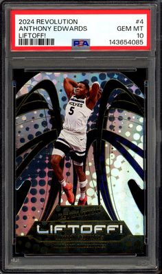 Panini Revolution Basketball 2024 Liftoff! - Anthony Edwards #4 - PSA 10
