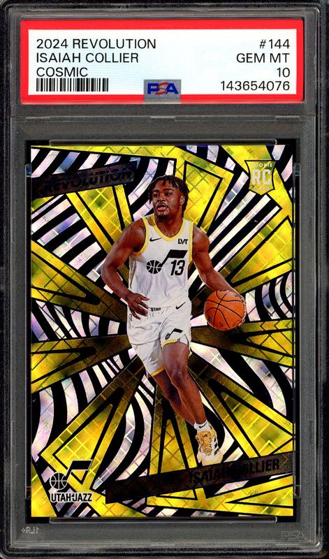 Panini Revolution Basketball 2024 - Isaiah Collier RC #144 Cosmic 97/99 - PSA 10 Panini Revolution Basketball 2024 - Isaiah Collier RC #144 Cosmic 97/99 - PSA 10