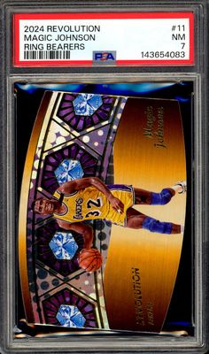 Panini Revolution Basketball 2024 Ring Bearers - Magic Johnson #11- PSA 7 Panini Revolution Basketball 2024 Ring Bearers - Magic Johnson #11- PSA 7