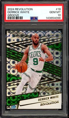 Panini Revolution Basketball 2024 - Derrick White #18 Groove - PSA 10