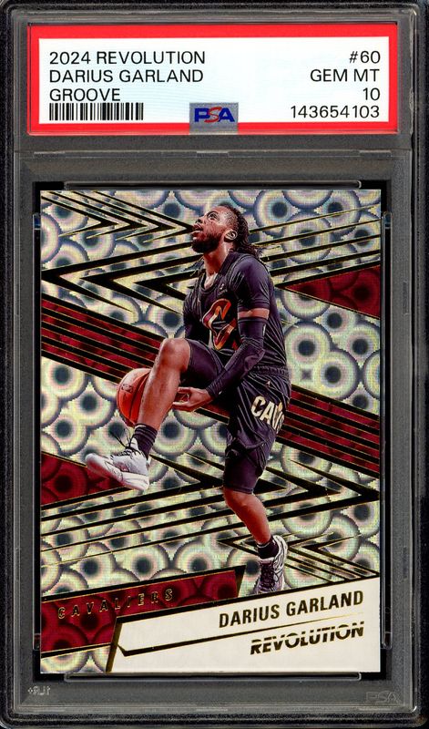 Panini Revolution Basketball 2024 - Darius Garland #60 Groove - PSA 10 Panini Revolution Basketball 2024 - Darius Garland #60 Groove - PSA 10