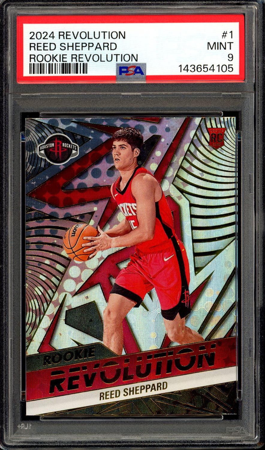Panini Revolution Basketball 2024 Rookie Revolution - Reed Sheppard RC #1 - PSA 9