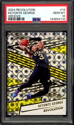 Panini Revolution Basketball 2024 - Keyonte George #14 Groove - PSA 10