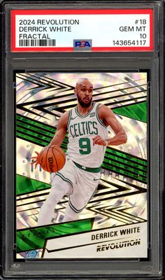 Panini Revolution Basketball 2024 - Derrick White #18 Fractal - PSA 10