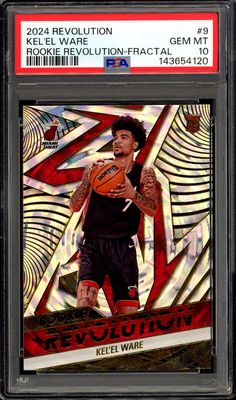 Panini Revolution Basketball 2024 Rookie Revolution - Kel’el Ware RC #9 - PSA 10 Panini Revolution Basketball 2024 Rookie Revolution - Kel’el Ware RC #9 - PSA 10