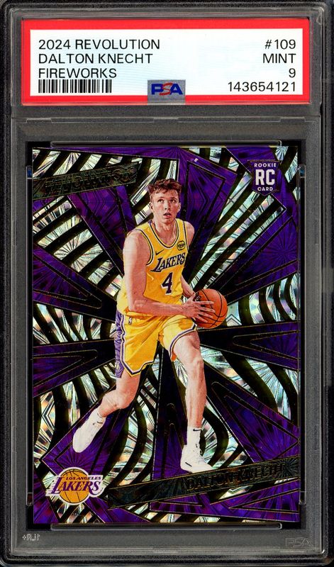 Panini Revolution Basketball 2024 - Dalton Knecht RC #109 Fireworks 3/149 - PSA 9 Panini Revolution Basketball 2024 - Dalton Knecht RC #109 Fireworks 3/149 - PSA 9