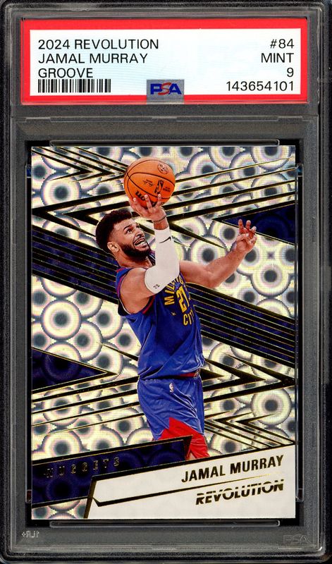 Panini Revolution Basketball 2024 - Jamal Murray #84 Groove - PSA 9 Panini Revolution Basketball 2024 - Jamal Murray #84 Groove - PSA 9