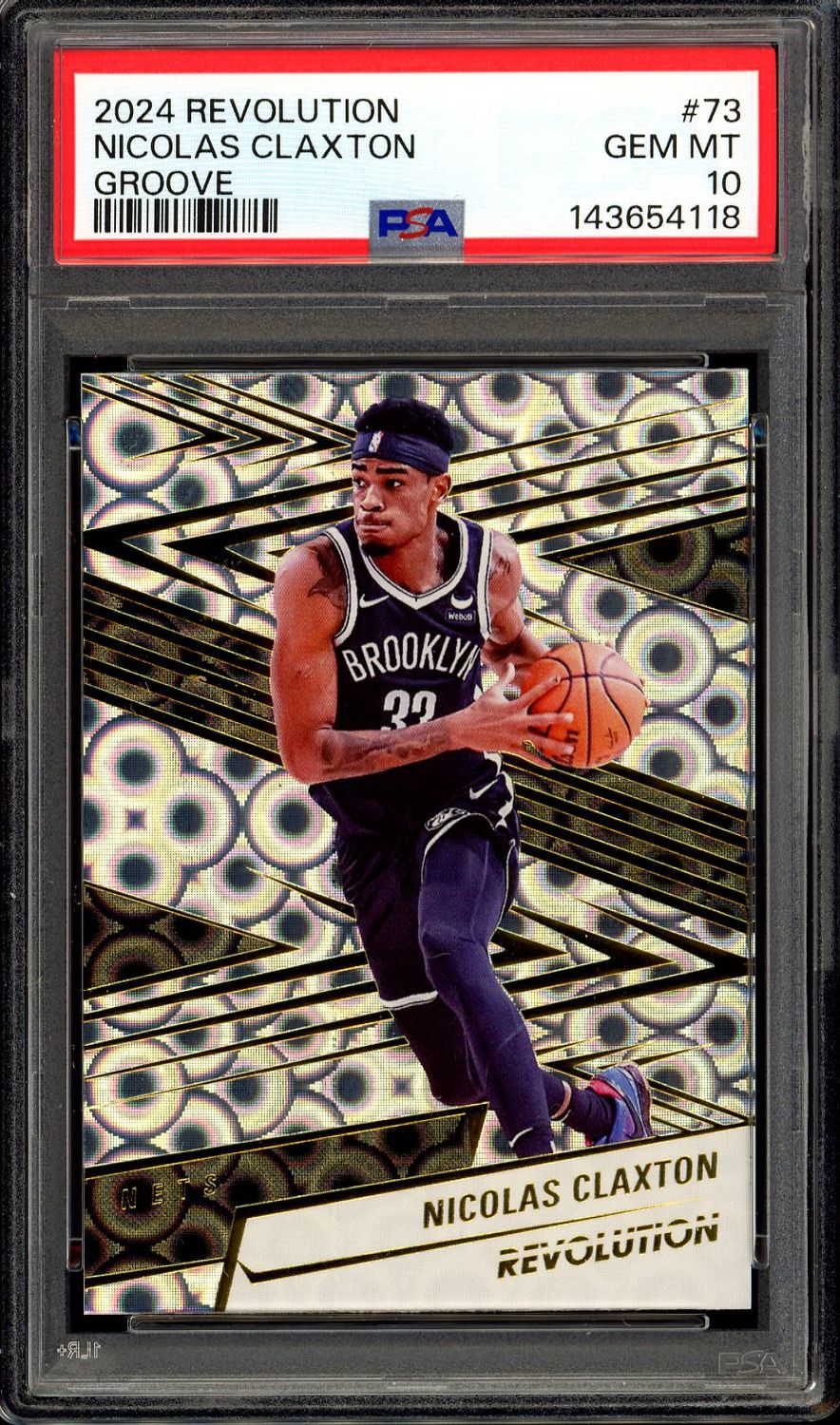Panini Revolution Basketball 2024 - Nicolas Claxton #73 Groove - PSA 10