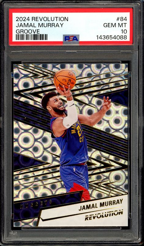 Panini Revolution Basketball 2024 - Jamal Murray #84 Groove - PSA 10 Panini Revolution Basketball 2024 - Jamal Murray #84 Groove - PSA 10