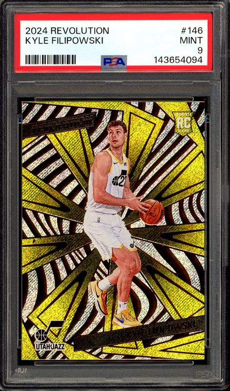 Panini Revolution Basketball 2024 - Kyle Filipowski RC #146 - PSA 9 Panini Revolution Basketball 2024 - Kyle Filipowski RC #146 - PSA 9