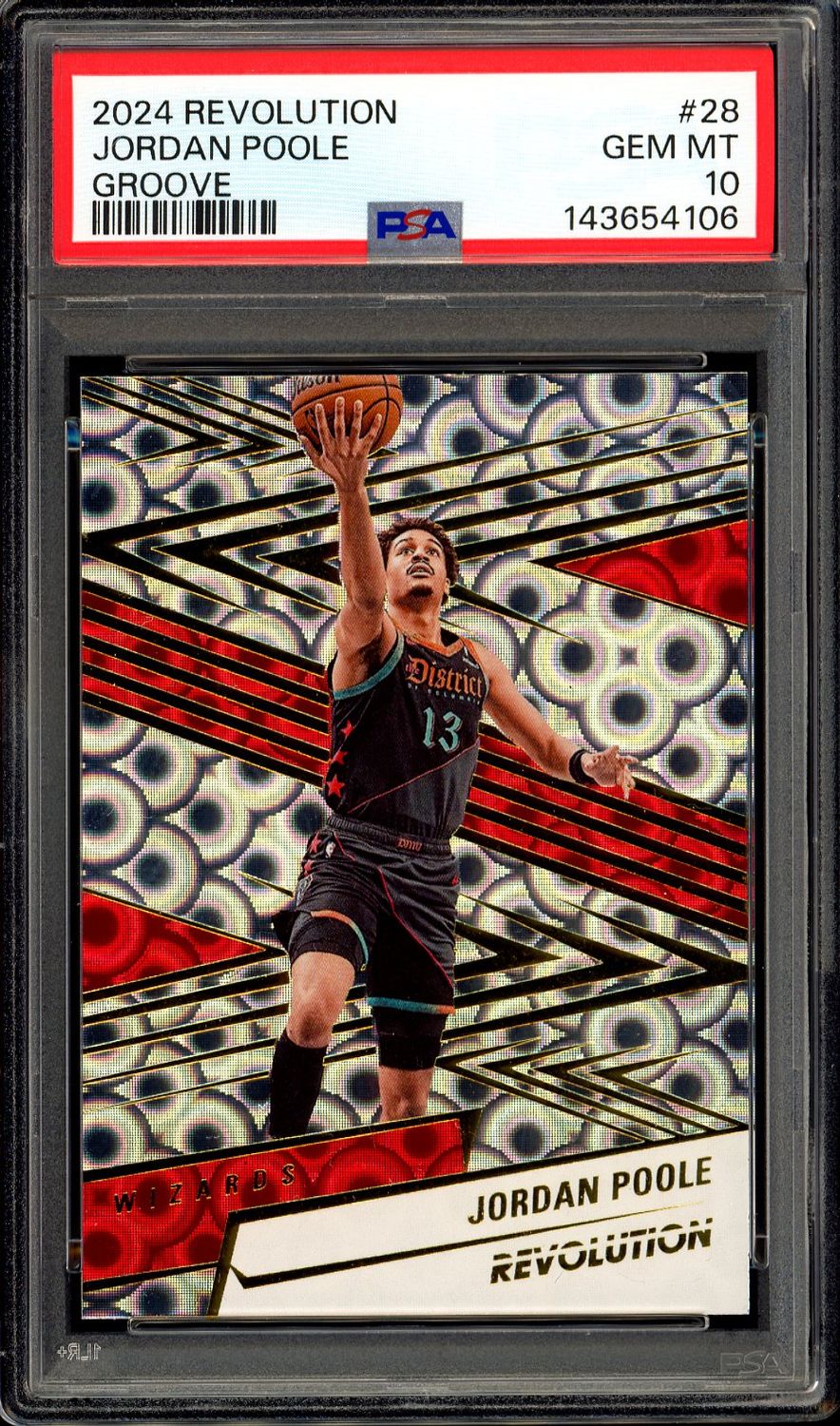 Panini Revolution Basketball 2024 - Jordan Poole #28 Groove - PSA 10