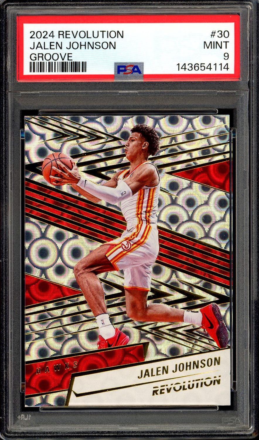 Panini Revolution Basketball 2024 - Jalen Johnson #30 Groove - PSA 9