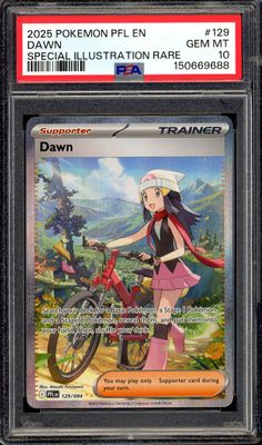 Pokemon Phantasmal Flames 2025 - Dawn #129  - PSA 10