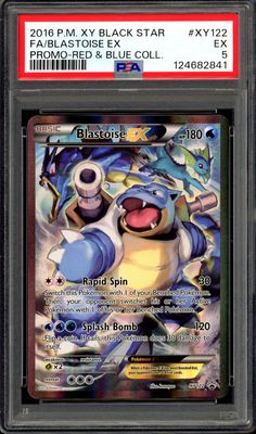 Pokemon Promo 2016 - Blastoise EX #XY122 - PSA 5