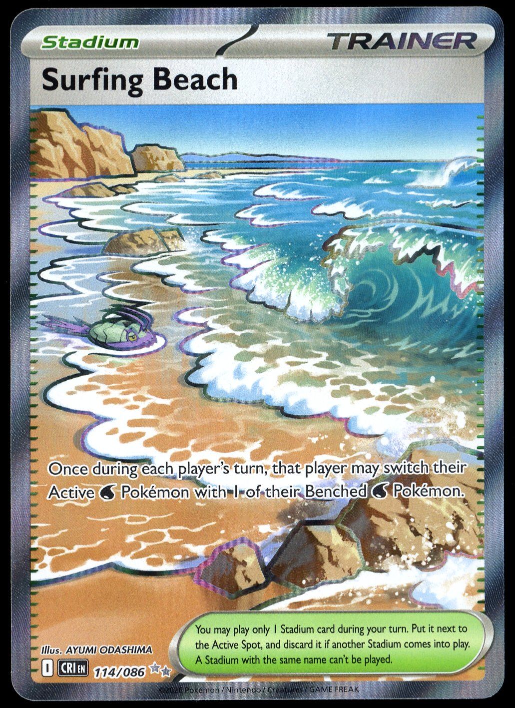Pokemon Chaos Rising 2026 - Surfing Beach #114