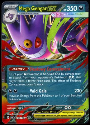Pokemon Ascended Heroes 2026 - Mega Gengar EX #125